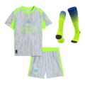 Kid's Manchester City Third Away Football Shirt Kit(Jersey+Shorts+Socks) 2025/26
