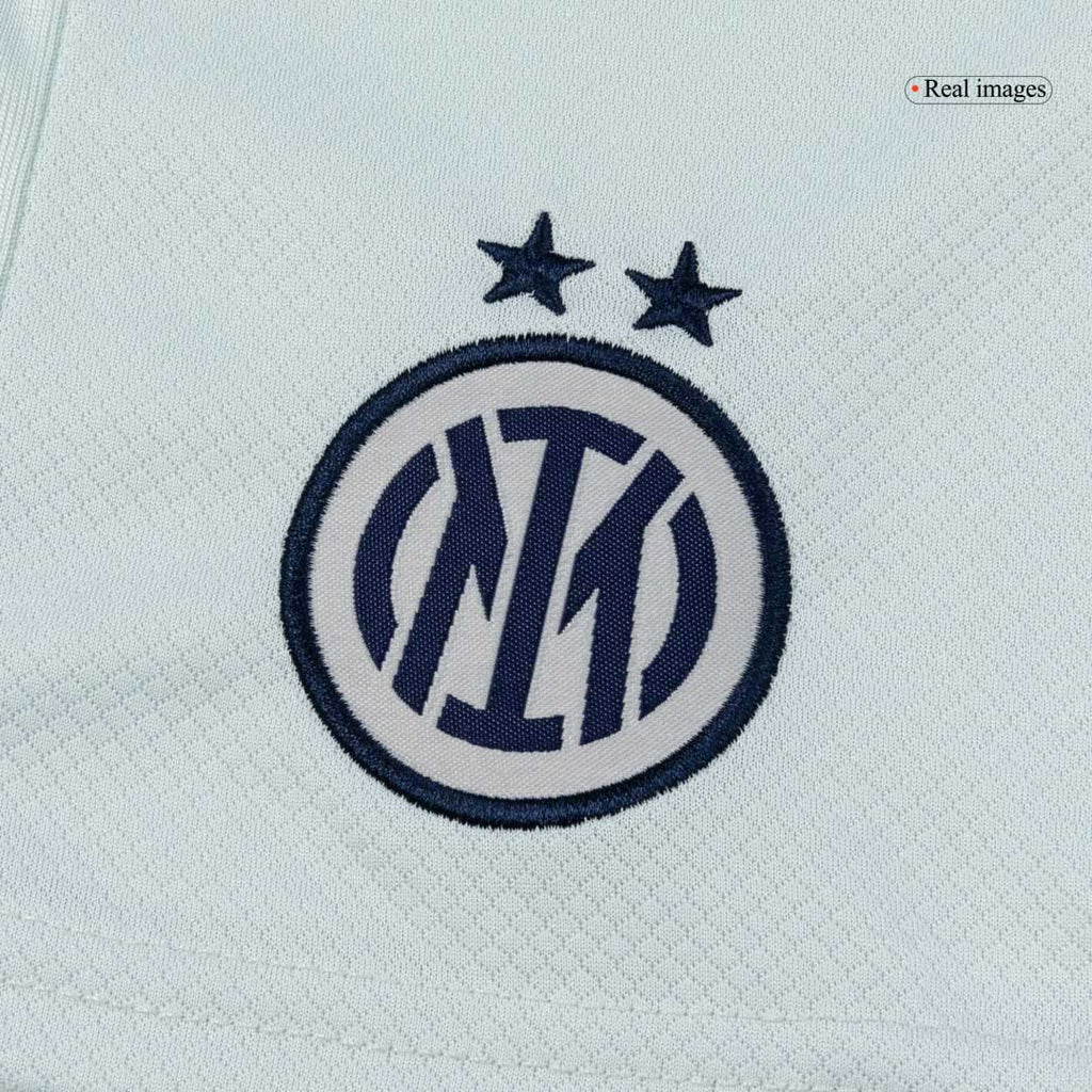 Kid's Inter Milan Away Football Shirt Kit(Jersey+Shorts) 2025/26 White