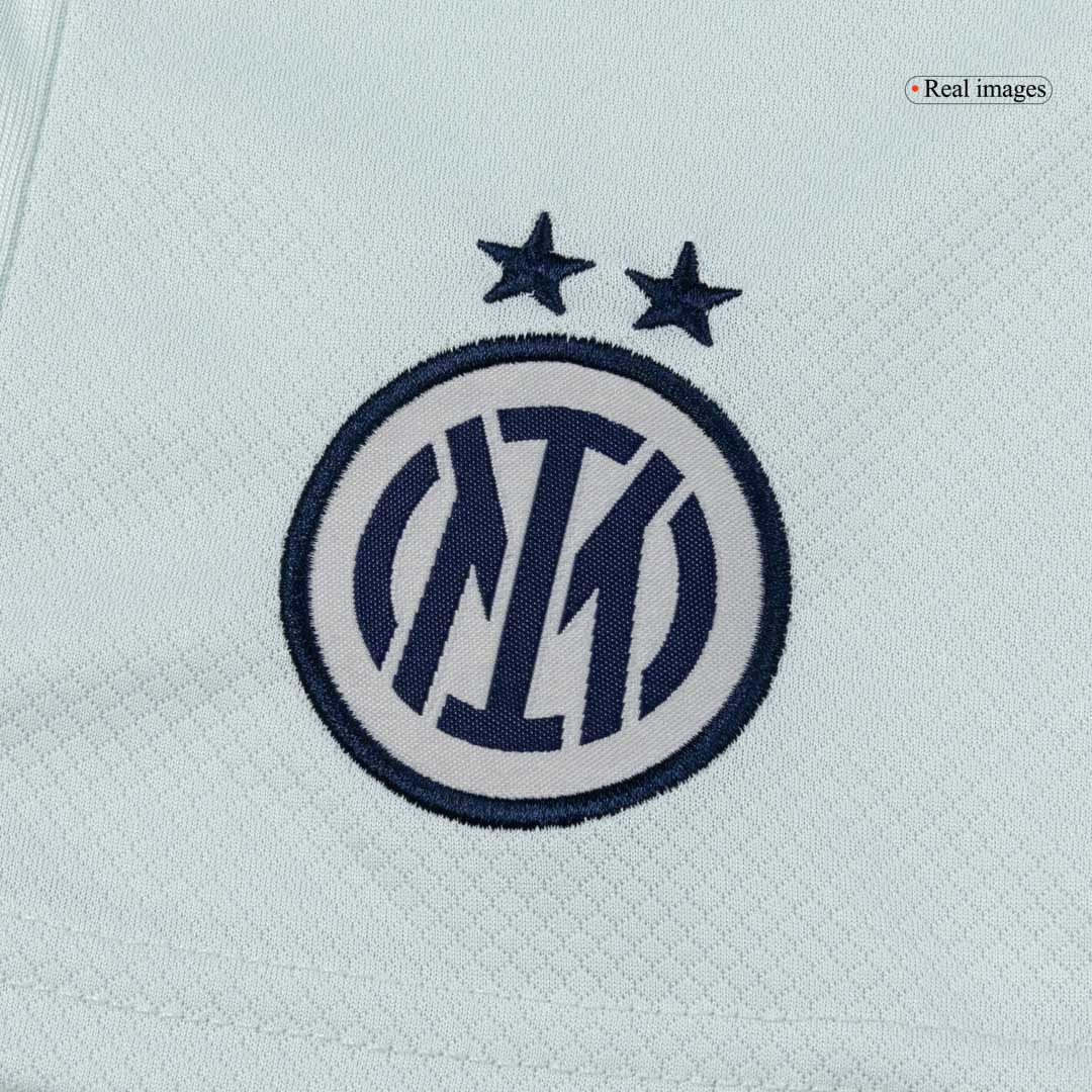 Kid's Inter Milan Away Football Shirt Kit(Jersey+Shorts) 2025/26 White