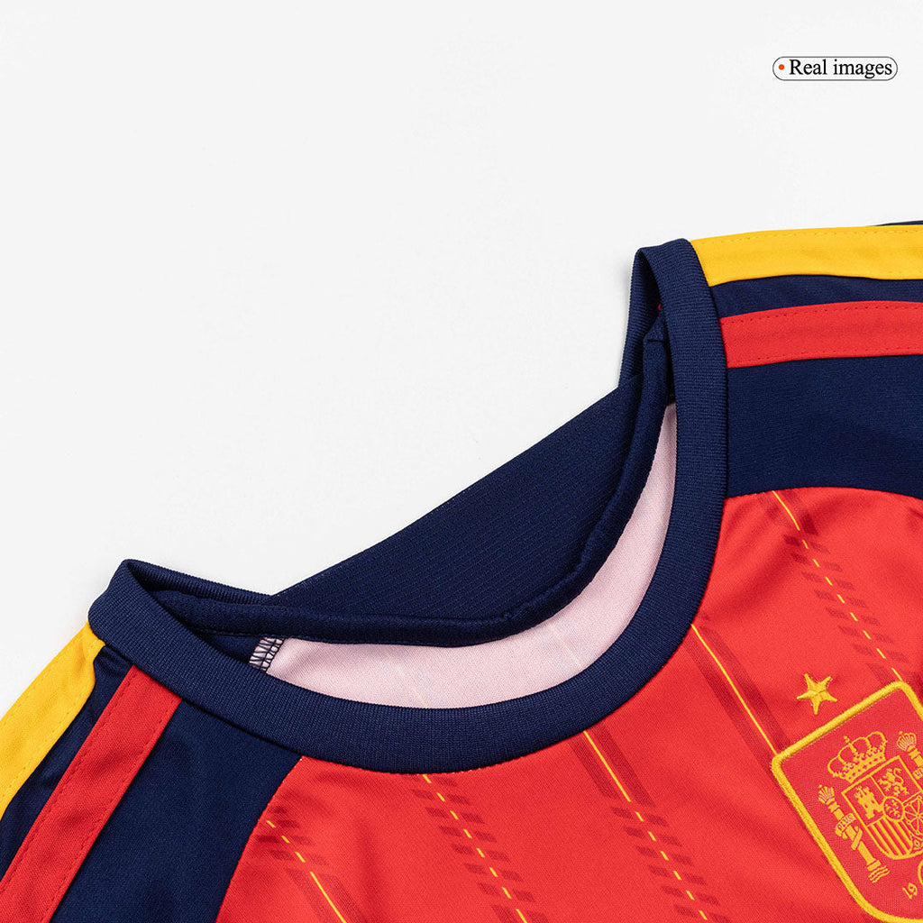 Kid's Spain Home Football Shirt Kit(Jersey+Shorts+Socks) 2026