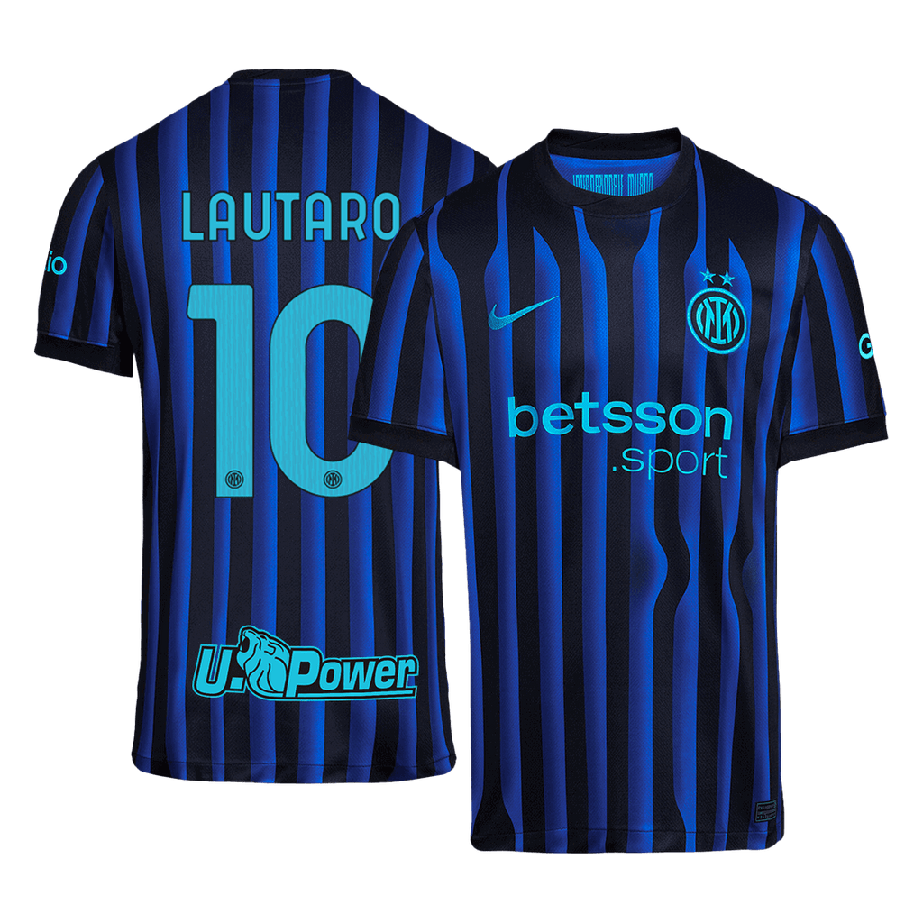 LAUTARO #10 Inter Milan Home Football Shirt 2025/26 Blue&Black
