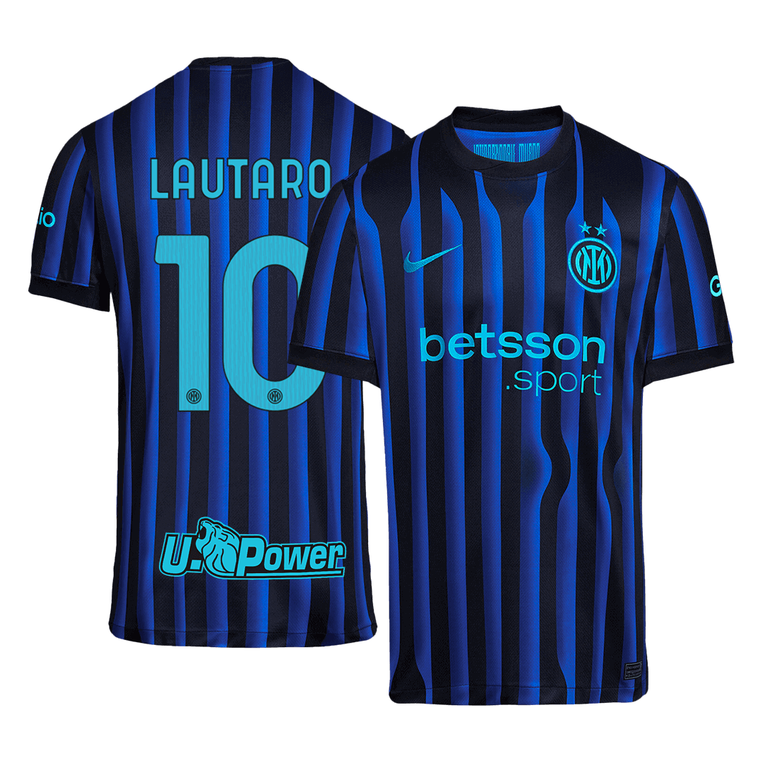 LAUTARO #10 Inter Milan Home Football Shirt 2025/26 Blue&Black