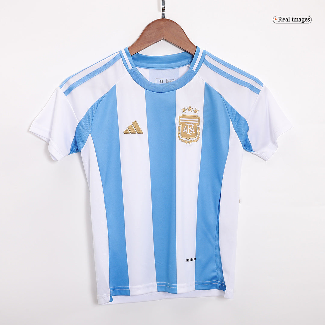 Kid's Argentina Home Football Shirt Kit(Jersey+Shorts+Socks) 2024