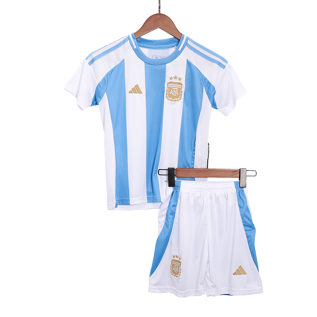 Kid's Argentina Home Football Shirt Kit(Jersey+Shorts+Socks) 2024