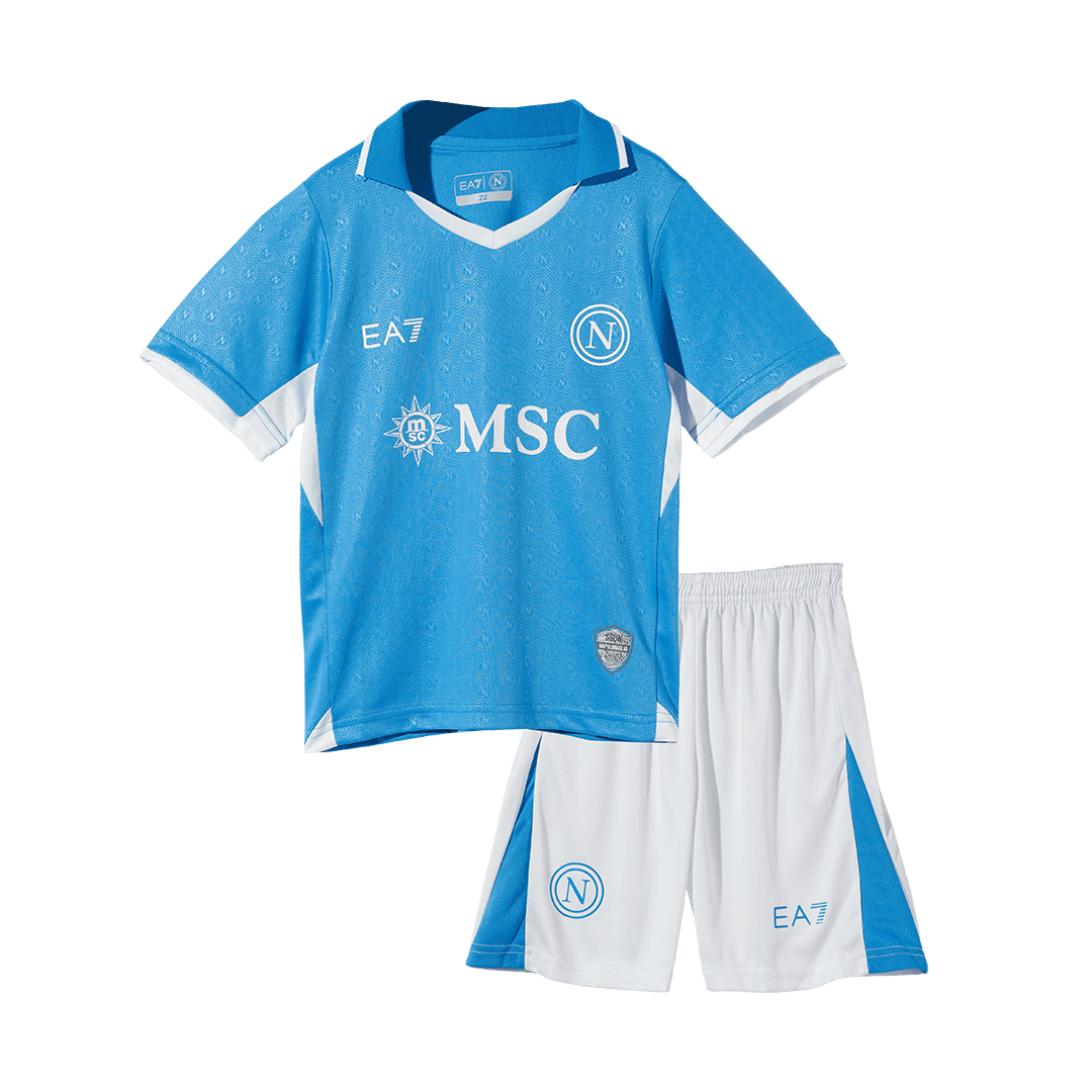 Kid's Napoli Home Football Shirt Kit(Jersey+Shorts) 2024/25