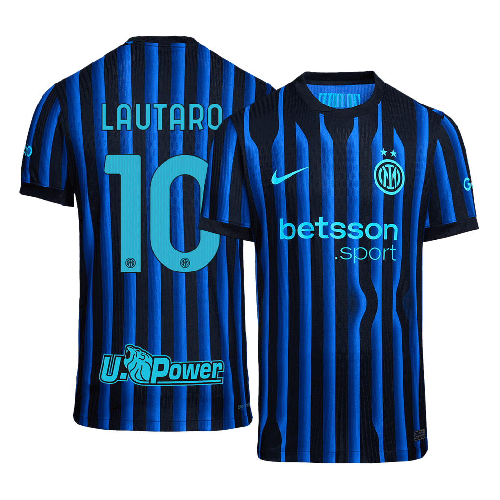 Player Version LAUTARO #10 Inter Milan Home Football Shirt 2025/26 Blue&Black