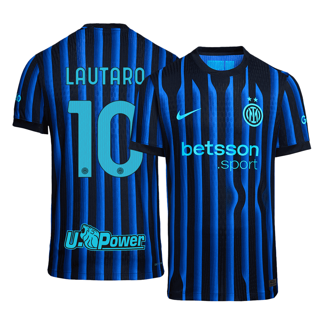 Player Version LAUTARO #10 Inter Milan Home Football Shirt 2025/26 Blue&Black