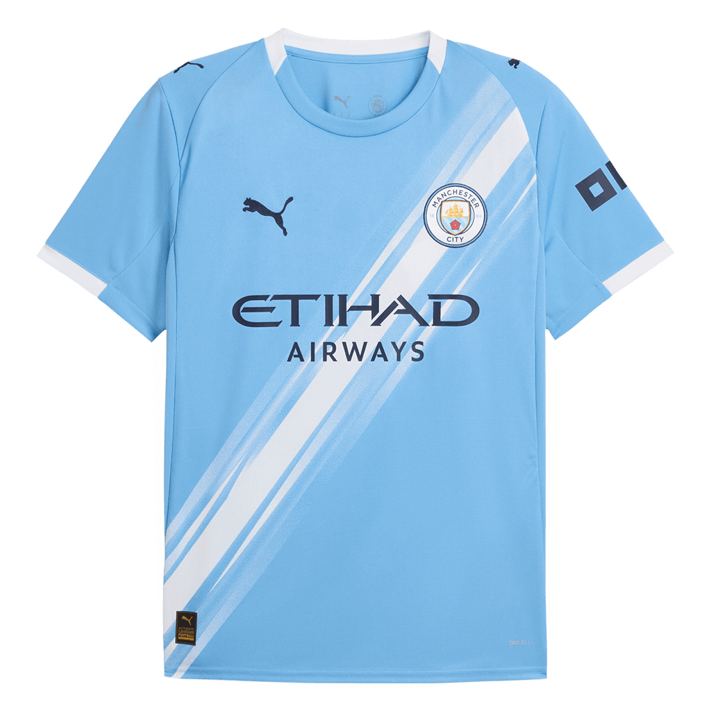 Manchester City Home Football Shirt 2025/26 Blue