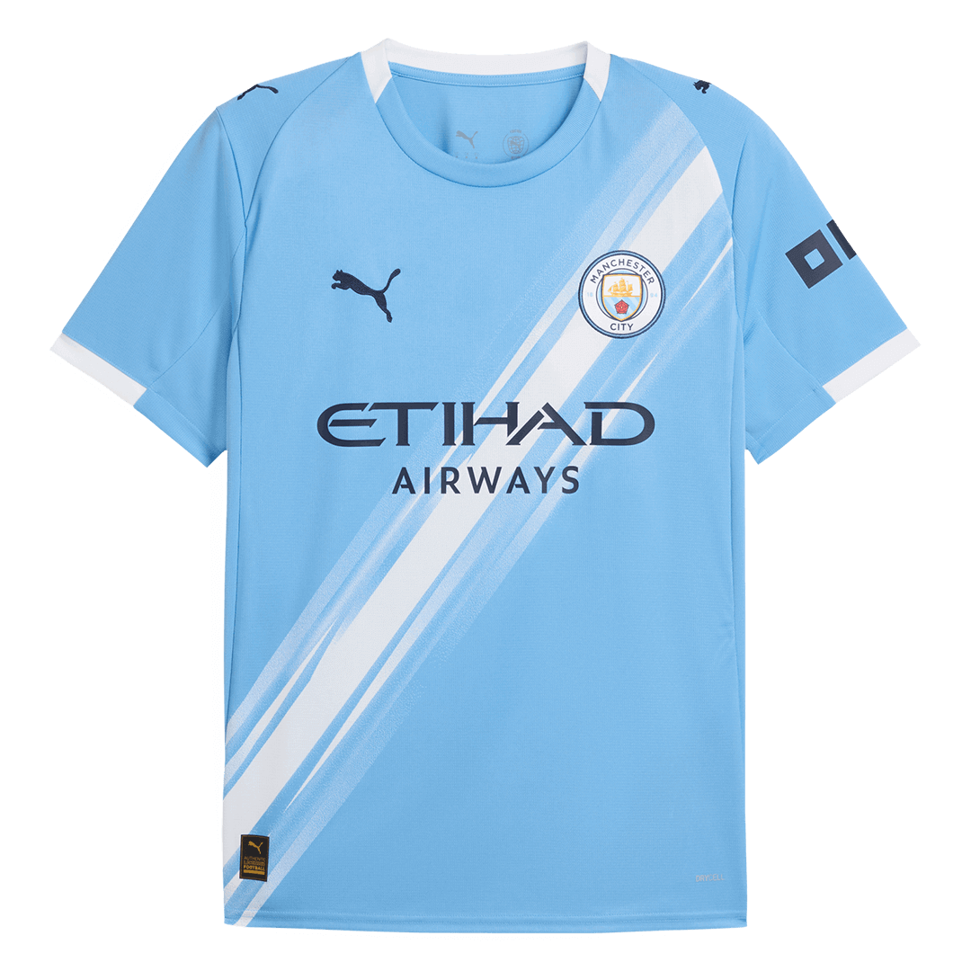 Manchester City Home Football Shirt 2025/26 Blue