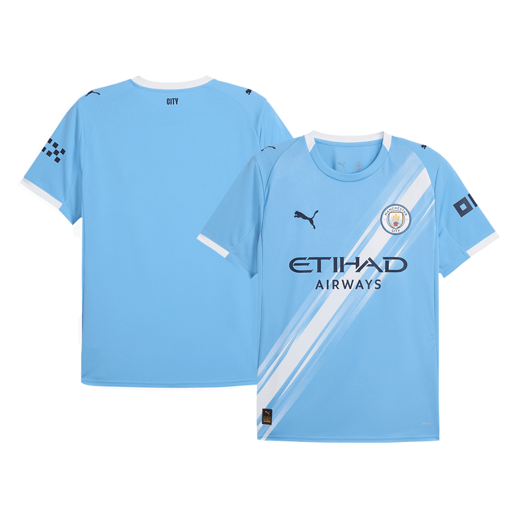 Manchester City Home Football Shirt 2025/26 Blue
