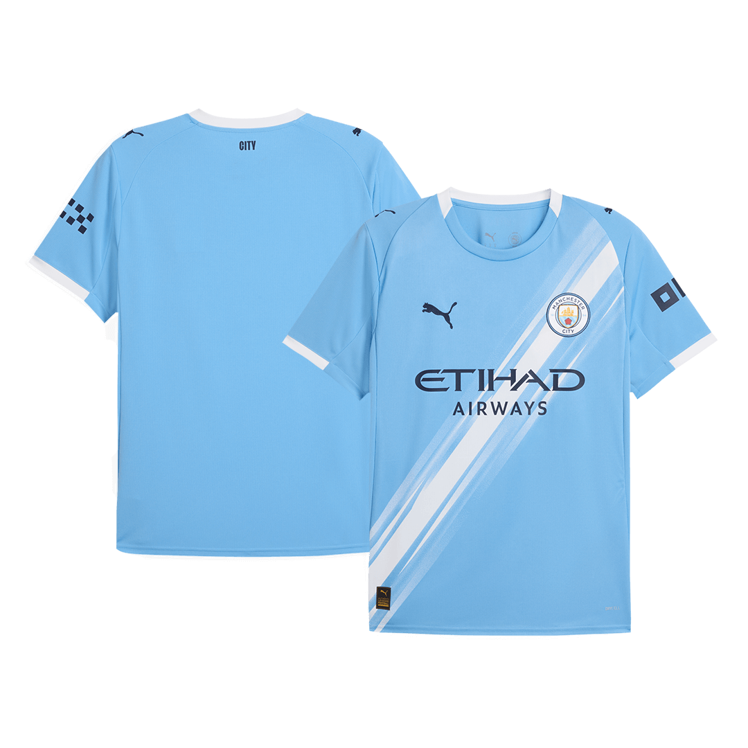 Manchester City Home Football Shirt 2025/26 Blue