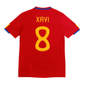 Retro XAVI #8 2010 Spain Home Football Shirt