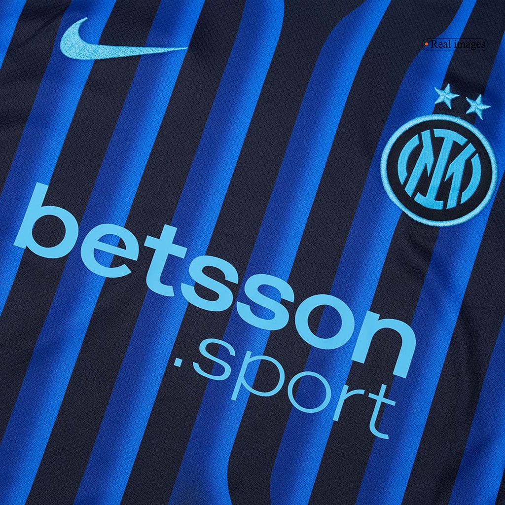 Inter Milan Home Football Shirt Kit(Jersey+Shorts) 2025/26 Blue&Black