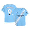 Player Version HAALAND #9 Manchester City Home Football Shirt 2025/26 Blue