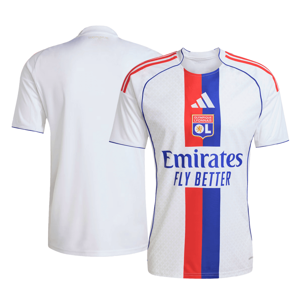 Olympique Lyonnais Home Football Shirt 25/26 White