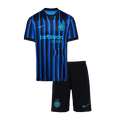Kid's Inter Milan Home Football Shirt Kit(Jersey+Shorts) 2025/26 Blue&Black