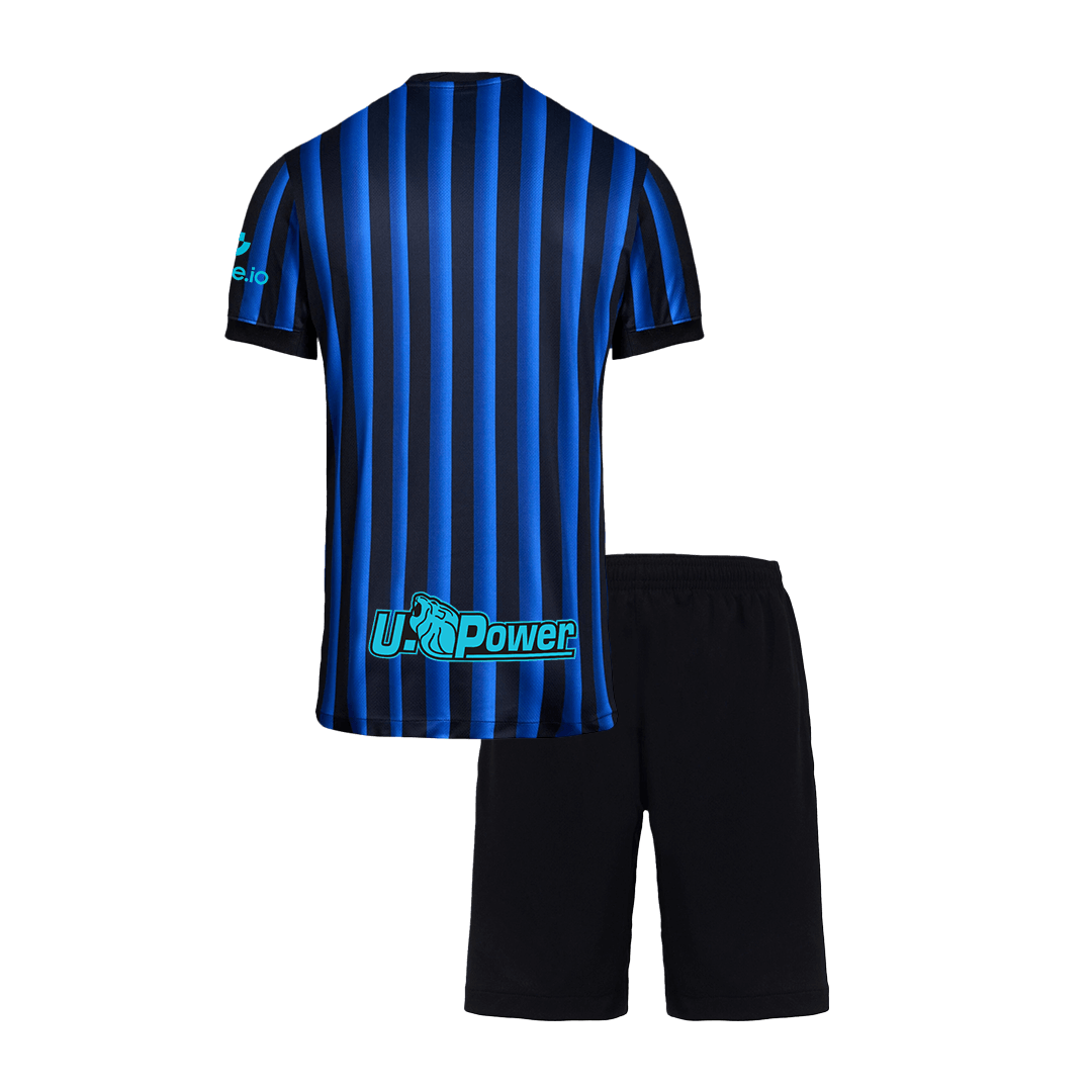 Kid's Inter Milan Home Football Shirt Kit(Jersey+Shorts) 2025/26 Blue&Black