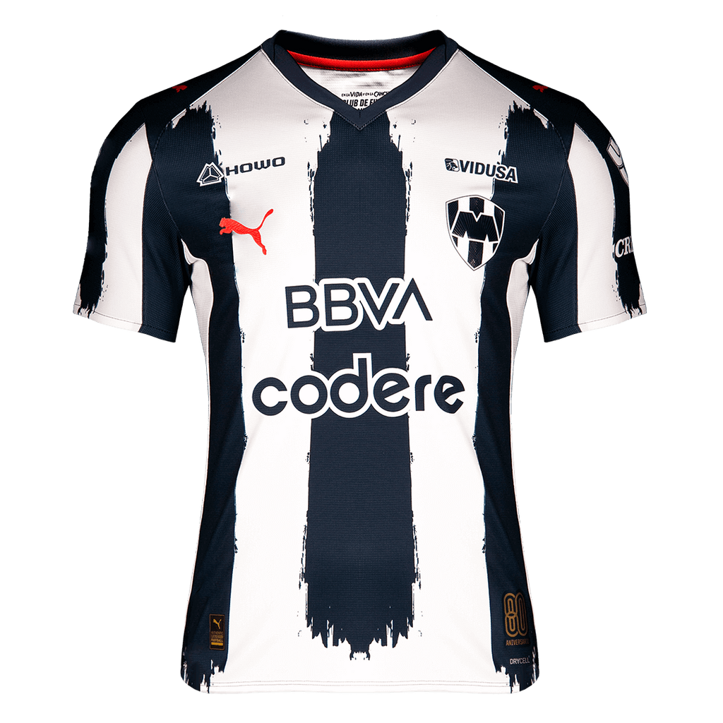 Monterrey Home Football Shirt 25/26 White&Navy