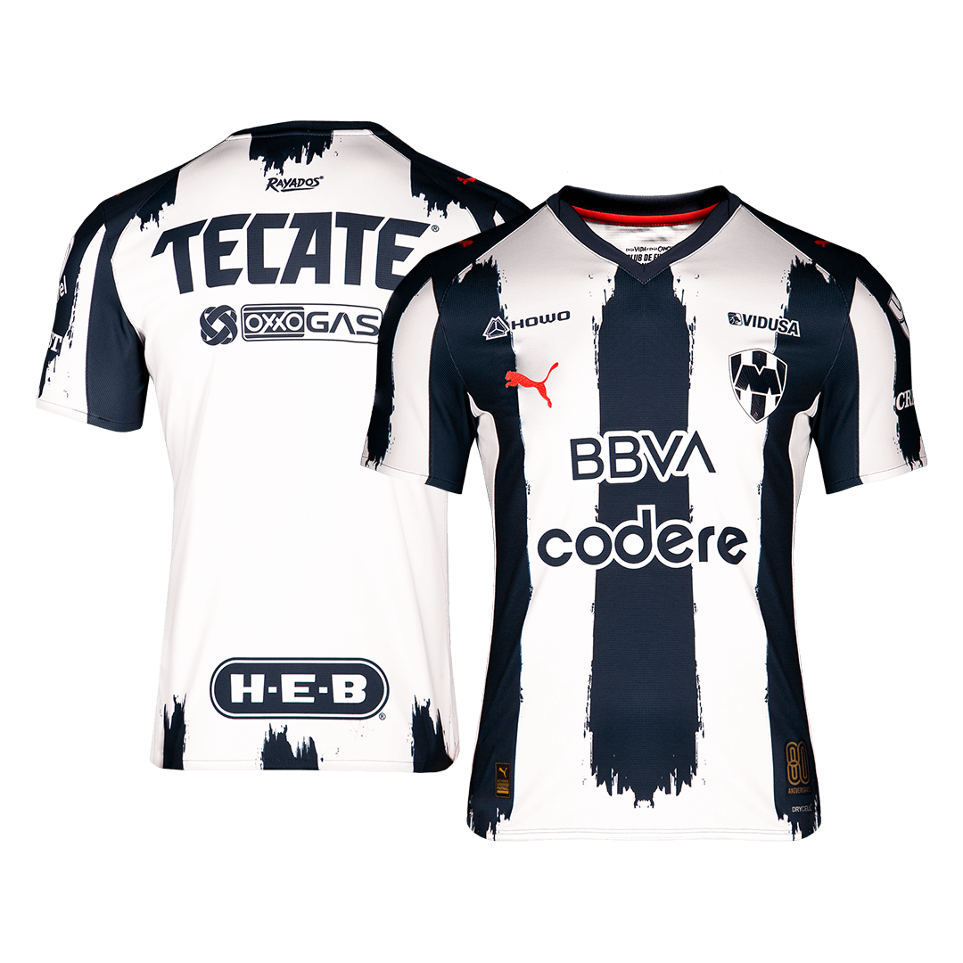 Monterrey Home Football Shirt 25/26 White&Navy