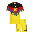 Kid's Club America Home Football Shirt Kit(Jersey+Shorts) 2025/26 Yellow