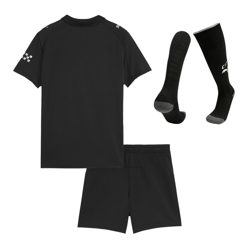 Kid's Manchester City Away Football Shirt Kit(Jersey+Shorts+Socks) 2025/26