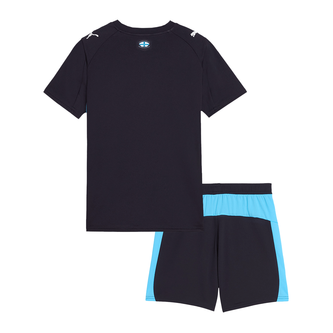 Kid's Marseille Away Football Shirt Kit(Jersey+Shorts) 25/26 Navy