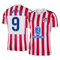 Player Version SØRLOTH #9 Atletico Madrid Home Soccer Jersey 2025/26