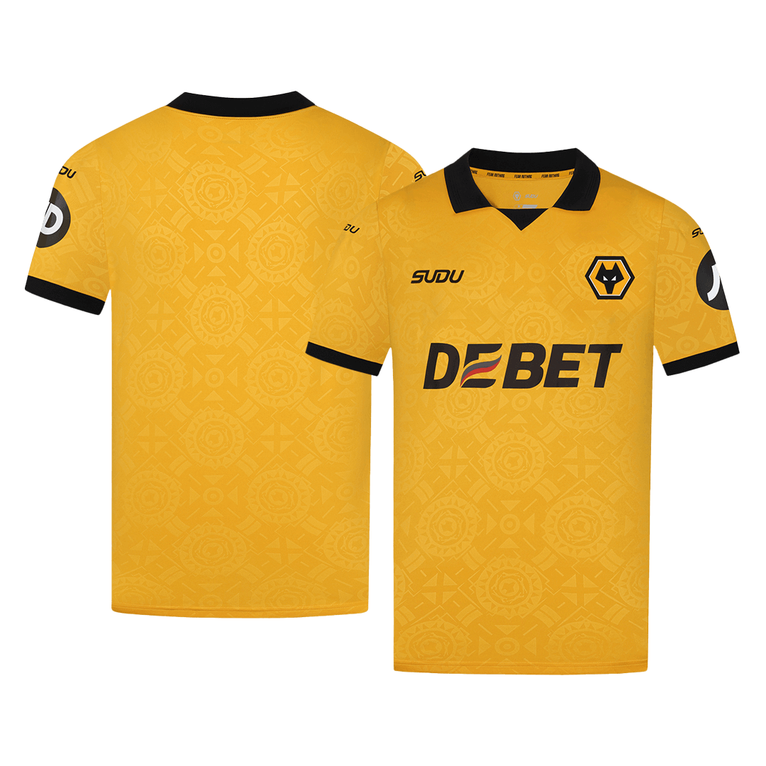 Wolves Home Football Shirt 2025/26 Yellow