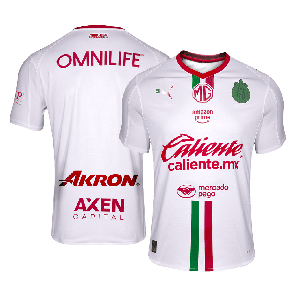 Chivas Away Football Shirt 2025/26 White