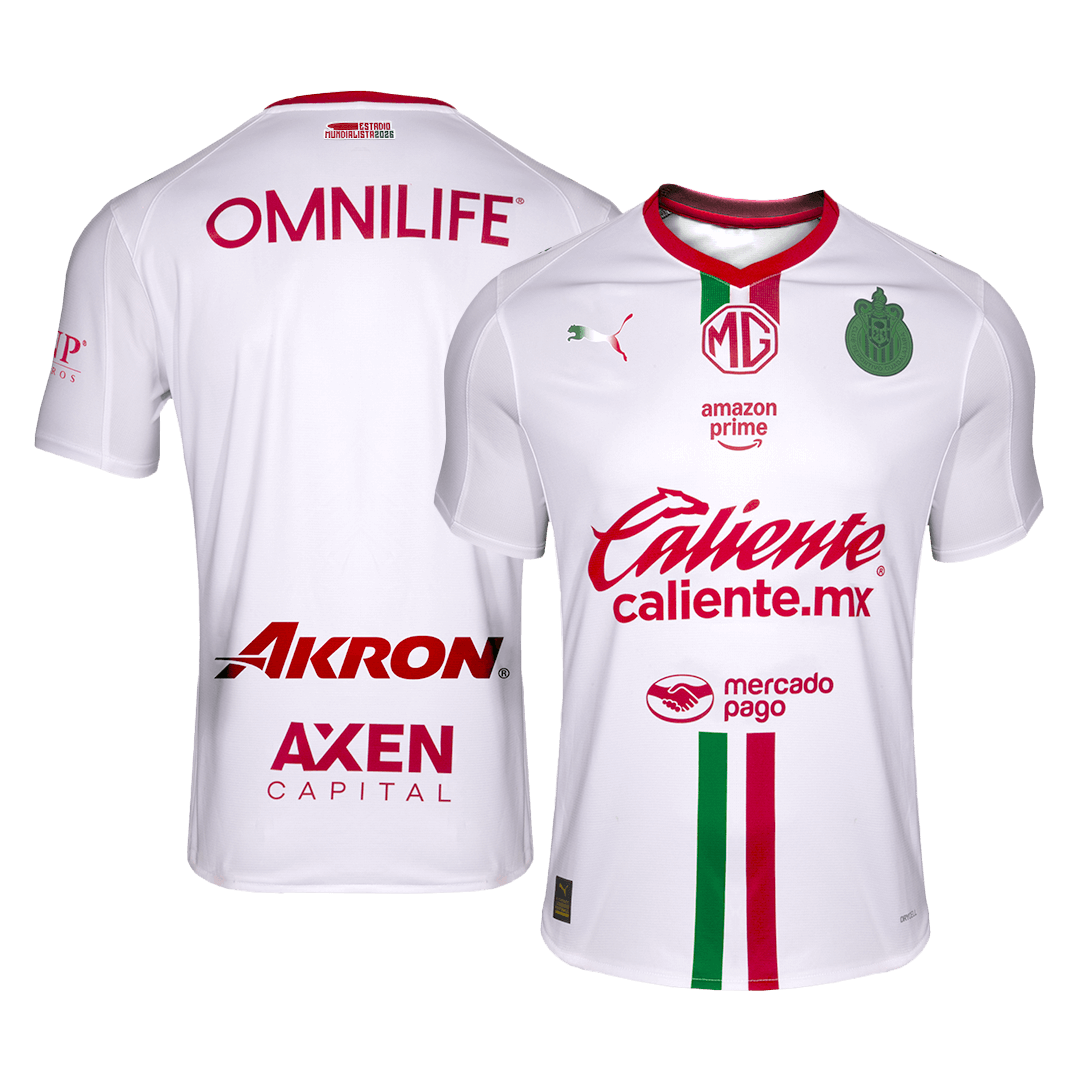 Chivas Away Football Shirt 2025/26 White