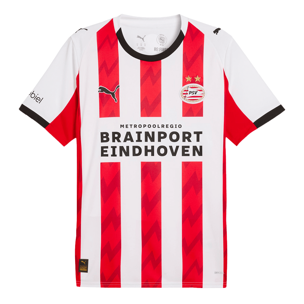 PSV Eindhoven Home Football Shirt 25/26 Red&White