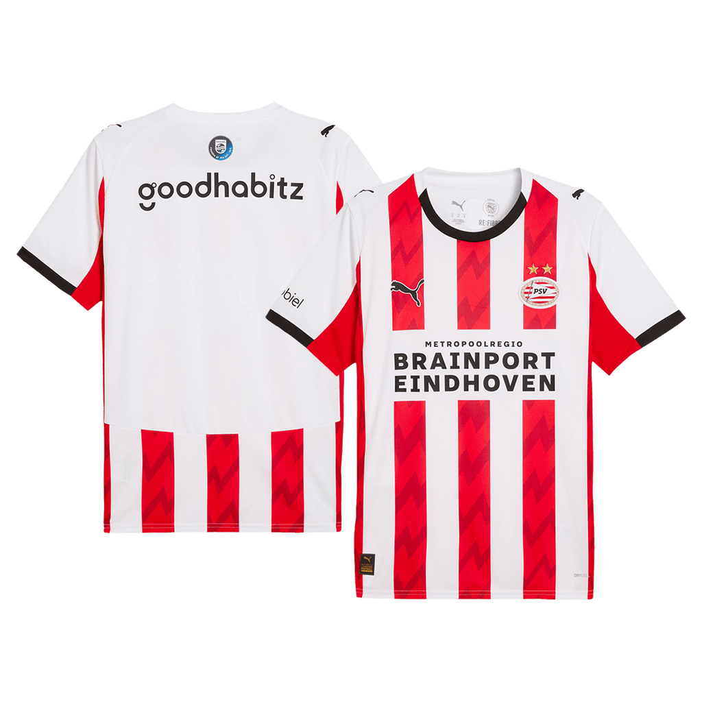 PSV Eindhoven Home Football Shirt 25/26 Red&White