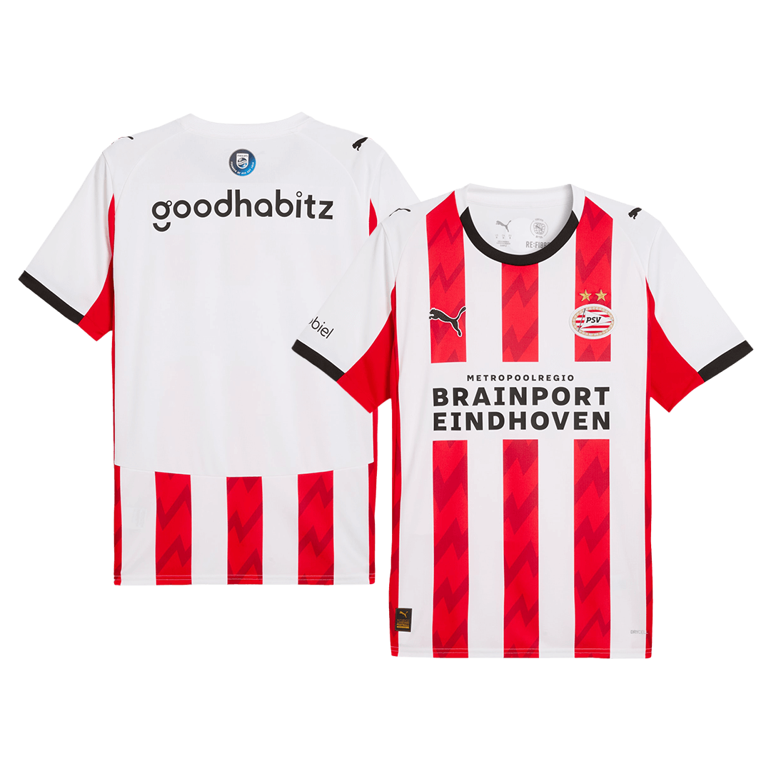 PSV Eindhoven Home Football Shirt 25/26 Red&White