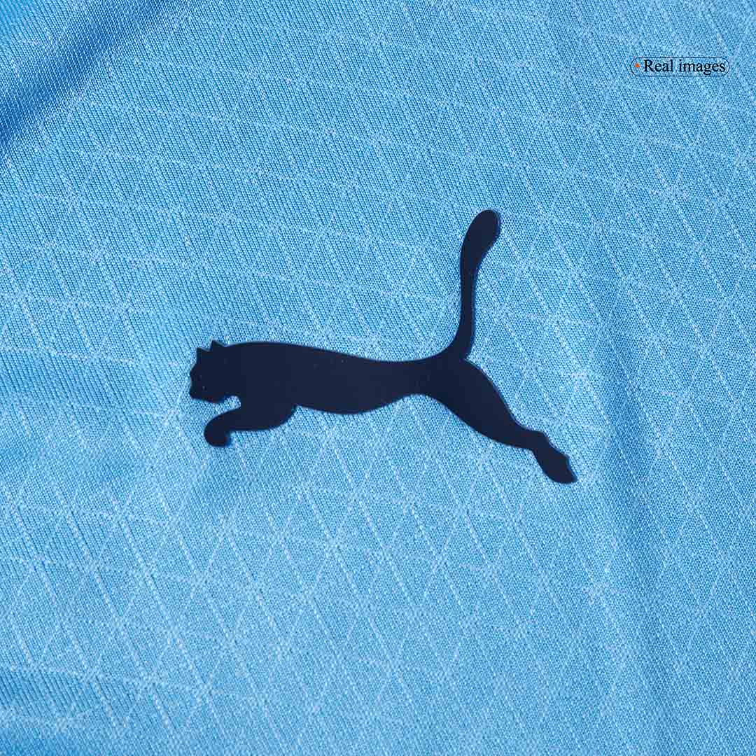 Player Version HAALAND #9 Manchester City Home Football Shirt 2025/26 Blue - Club World Cup