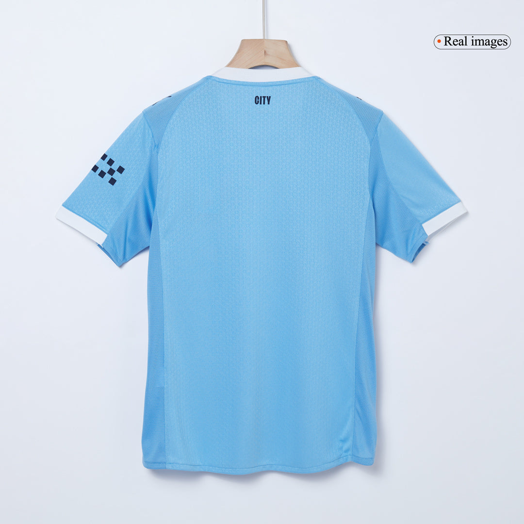 Player Version HAALAND #9 Manchester City Home Football Shirt 2025/26 Blue - Club World Cup