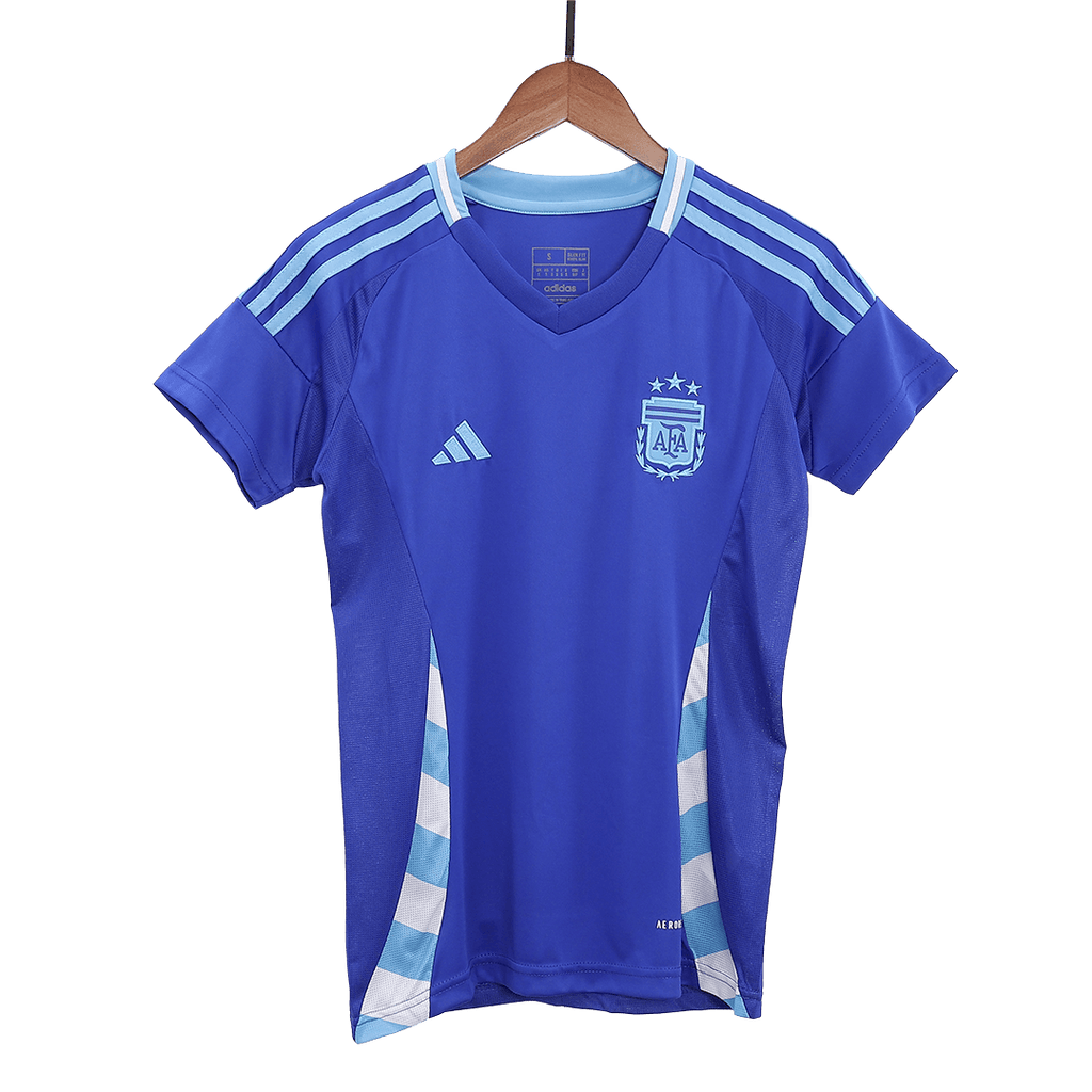 Women's Argentina Away Football Shirt Copa America 2024