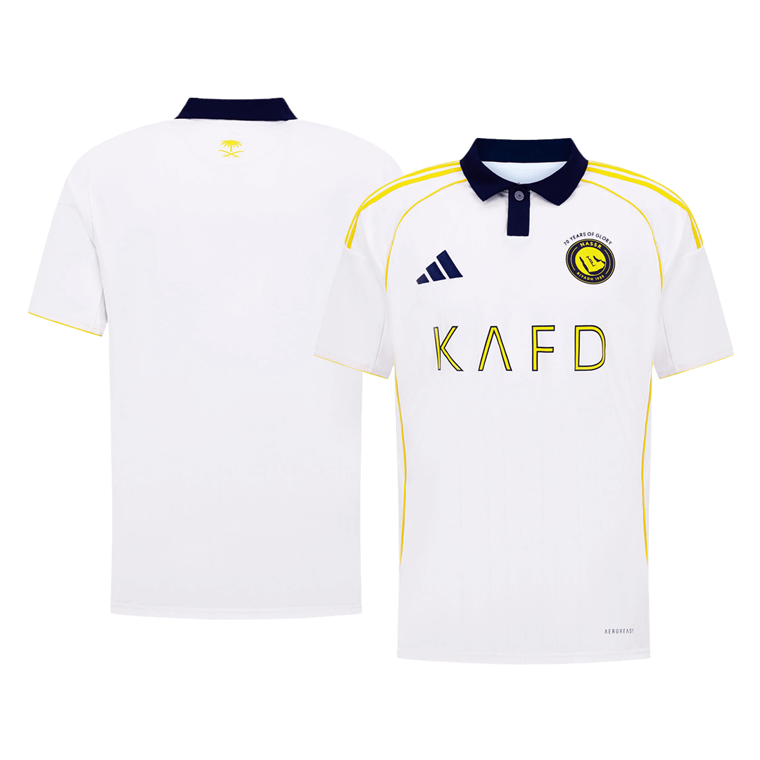 Al Nassr Third Away Football Shirt 2025/26 White