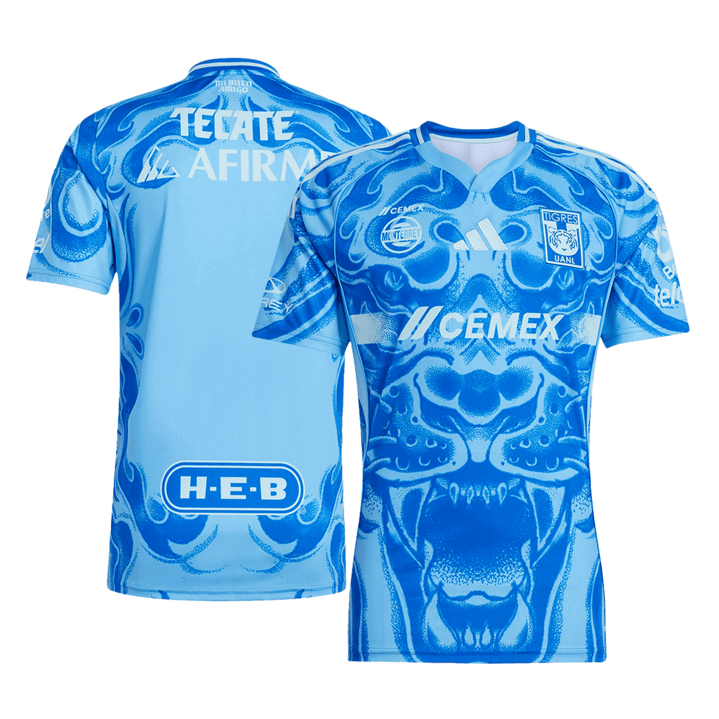 Tigres UANL Away Football Shirt 25/26 Blue