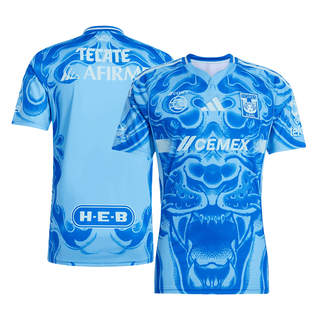 Tigres UANL Away Football Shirt 25/26 Blue