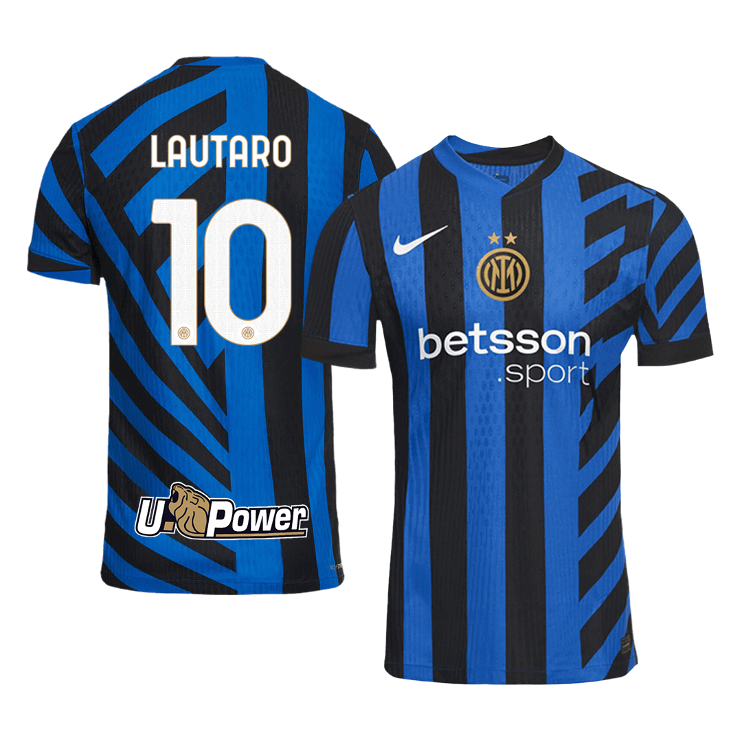 Player Version LAUTARO #10 Inter Milan Home Football Shirt 2024/25