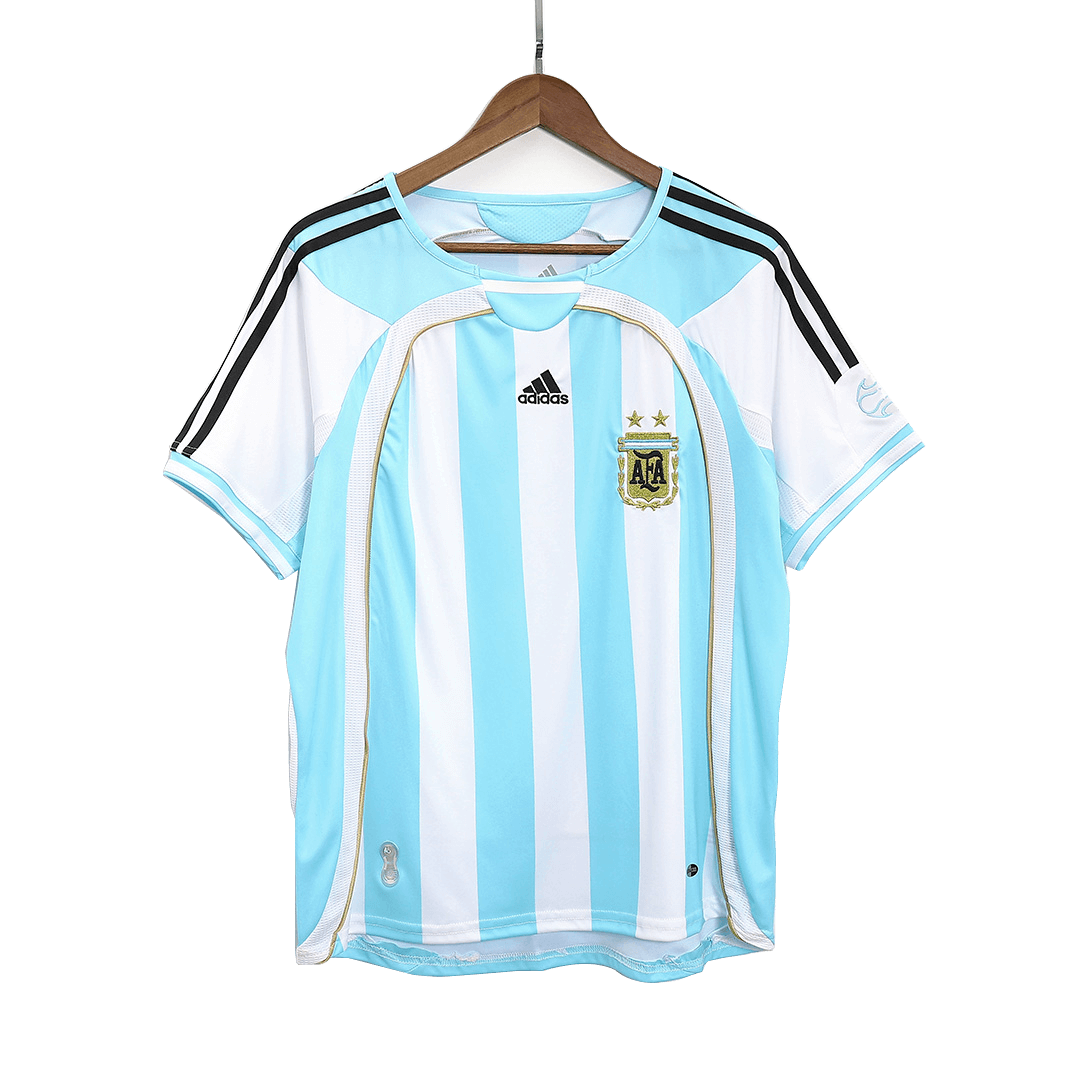 Retro 2006 Argentina Home Football Shirt