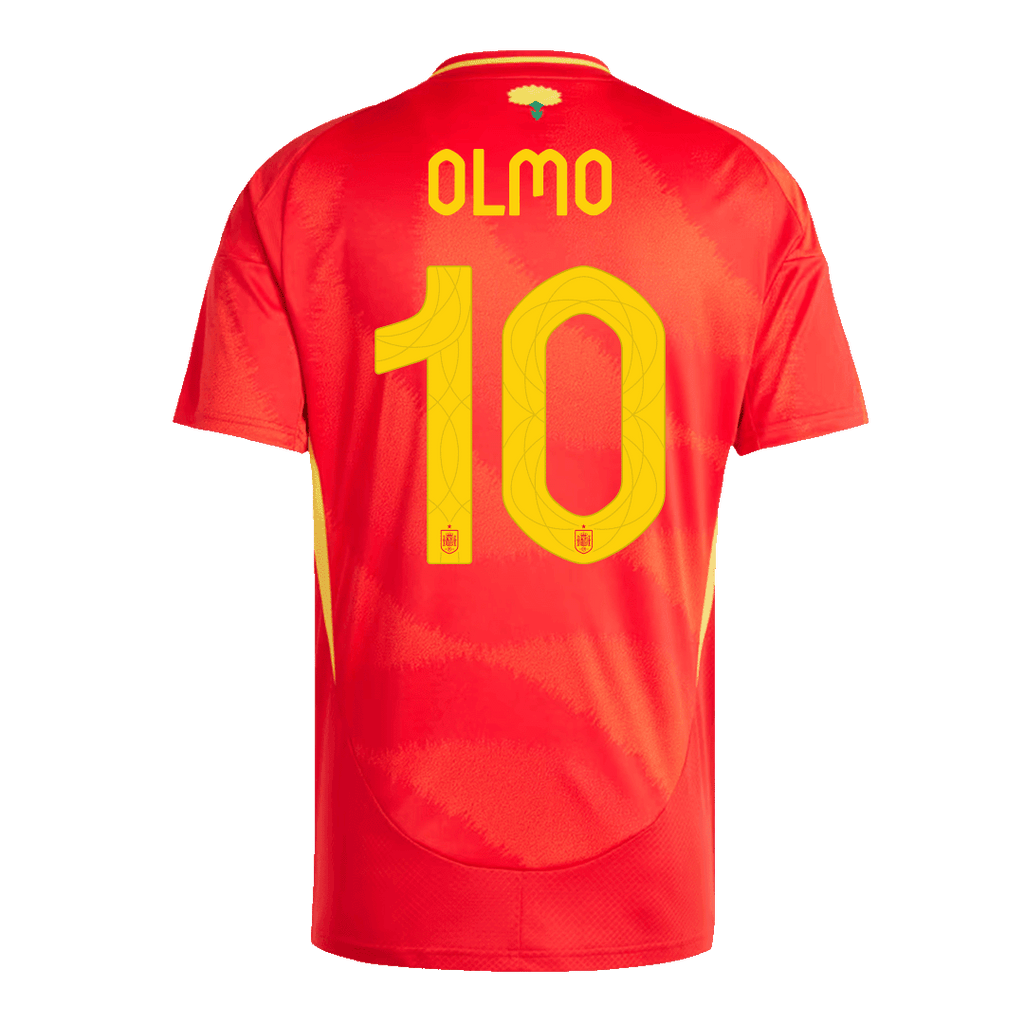 OLMO #10 Spain Home Football Shirt Euro 2024