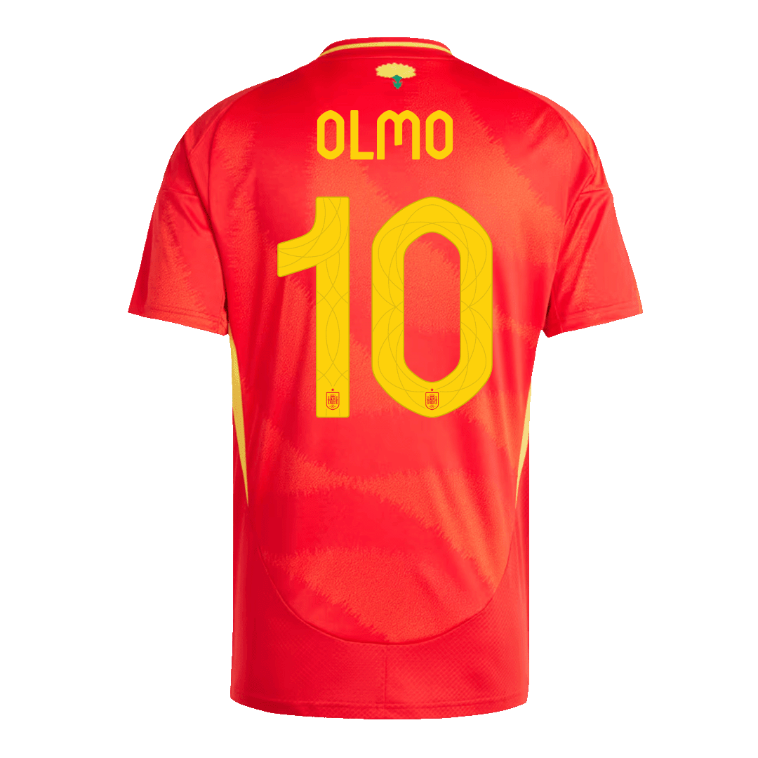 OLMO #10 Spain Home Football Shirt Euro 2024