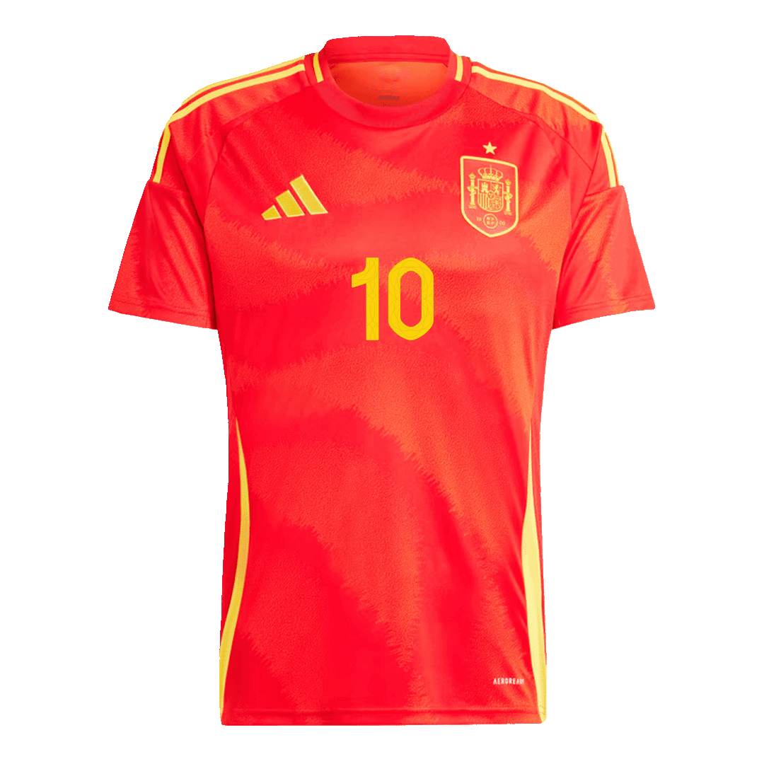 OLMO #10 Spain Home Football Shirt Euro 2024