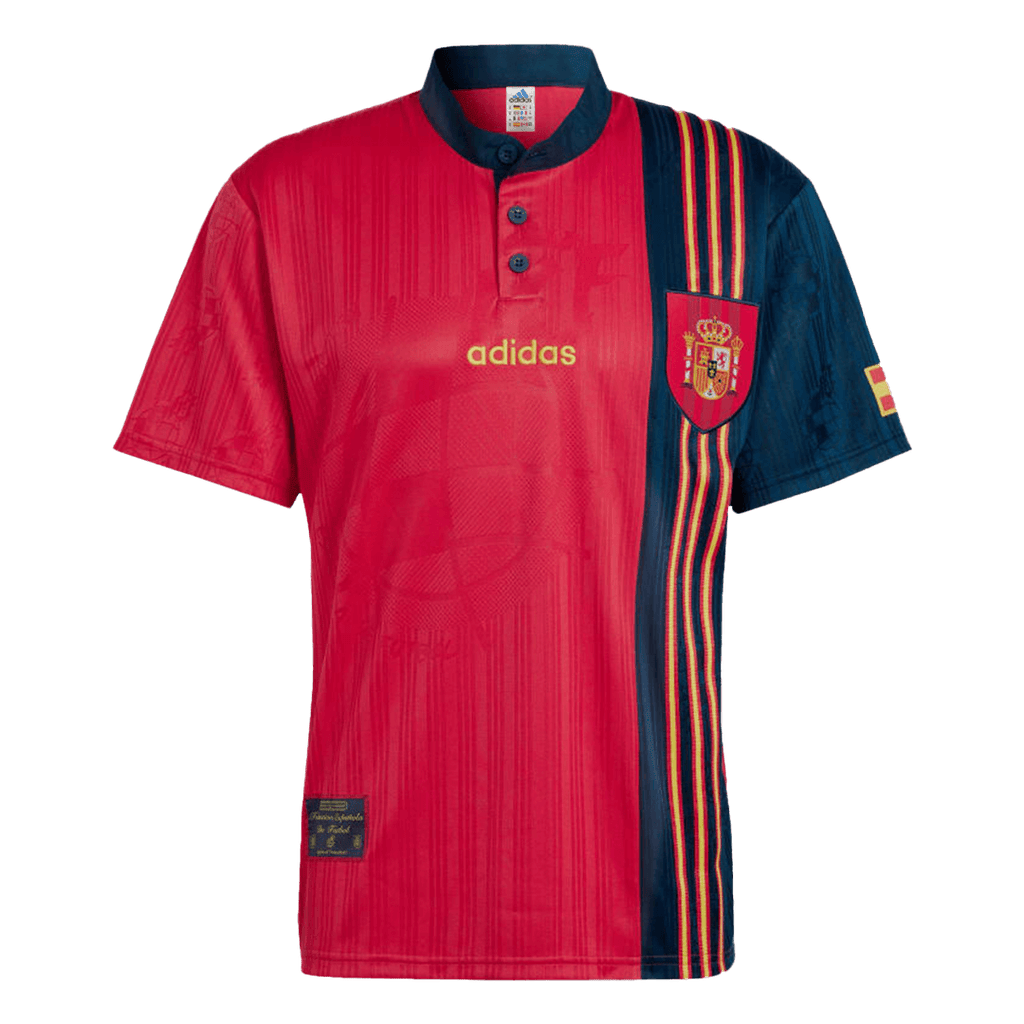 Retro 1996 Spain Home Football Shirt
