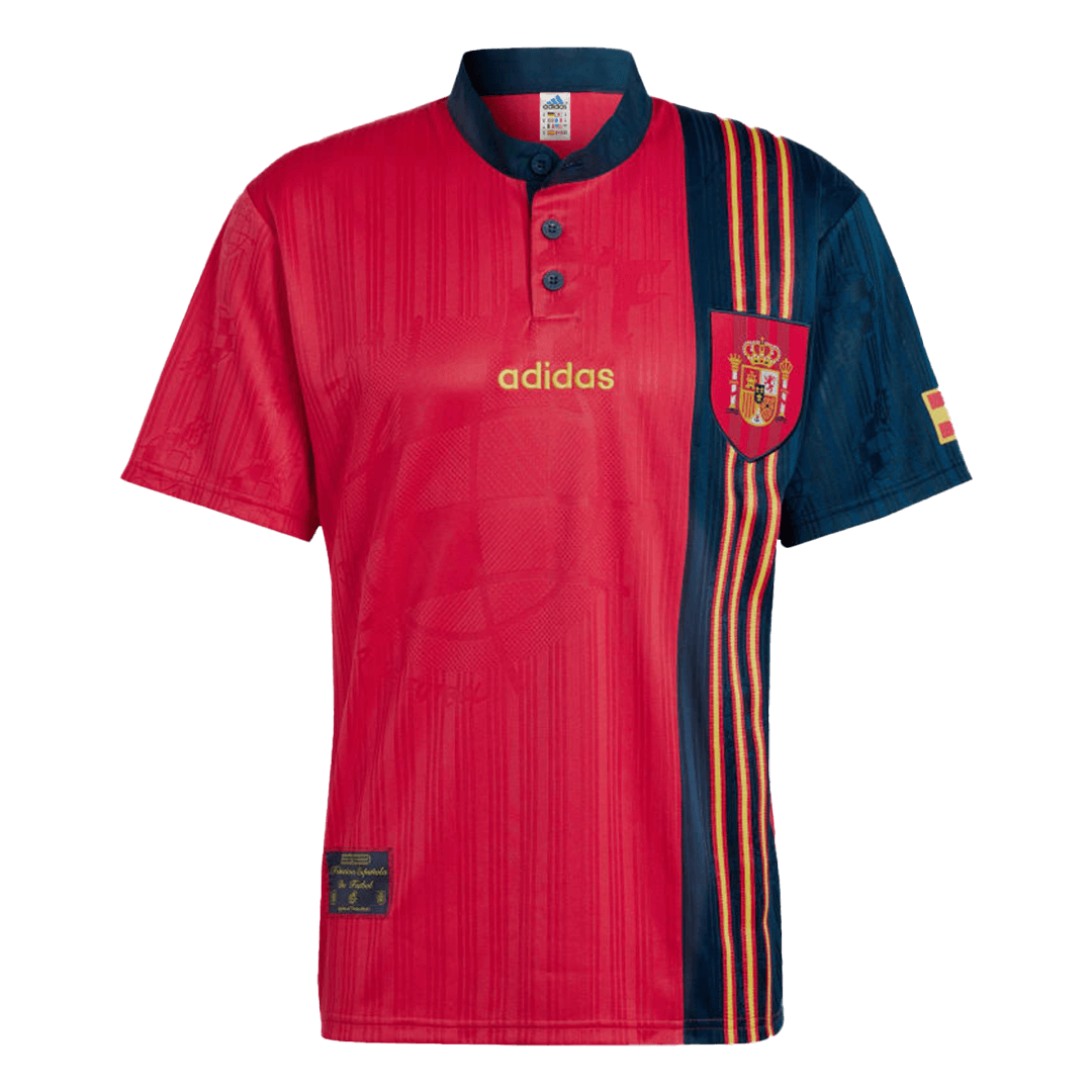 Retro 1996 Spain Home Football Shirt
