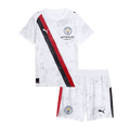 Kid's Manchester City KidSuper Football Shirt Kit(Jersey+Shorts) 2025/26 White - Club World Cup