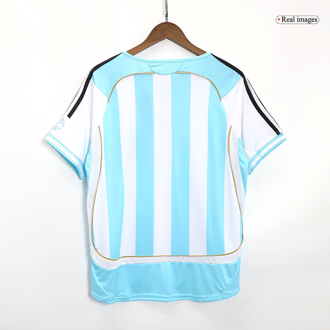 Retro 2006 Argentina Home Football Shirt