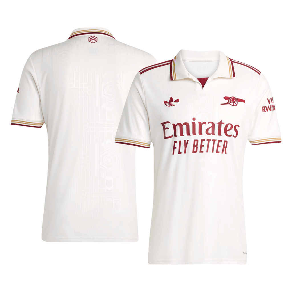 Arsenal Third Away Football Shirt 2025/26 White