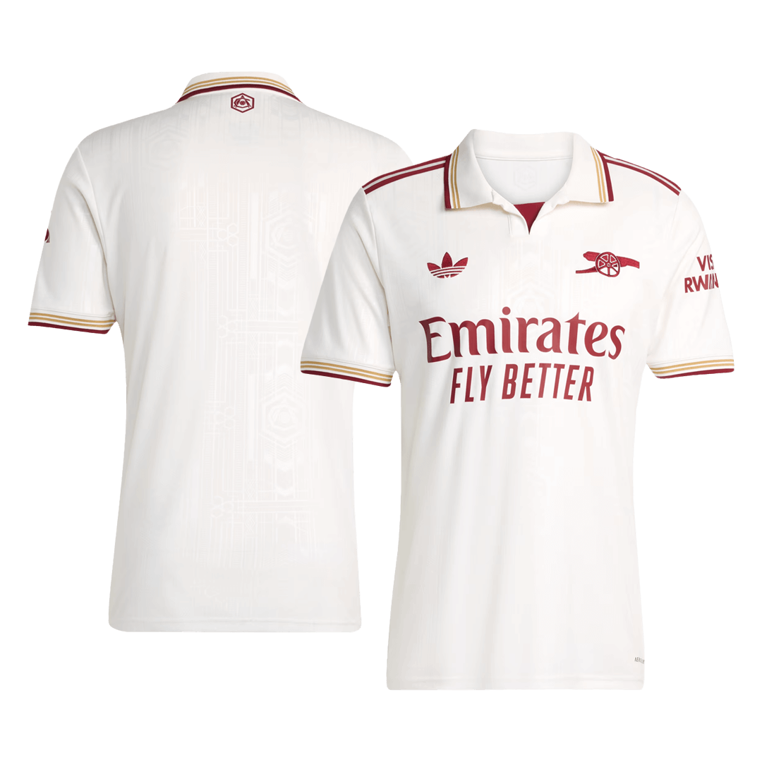 Arsenal Third Away Football Shirt 2025/26 White